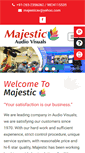 Mobile Screenshot of majesticaudiovisuals.com